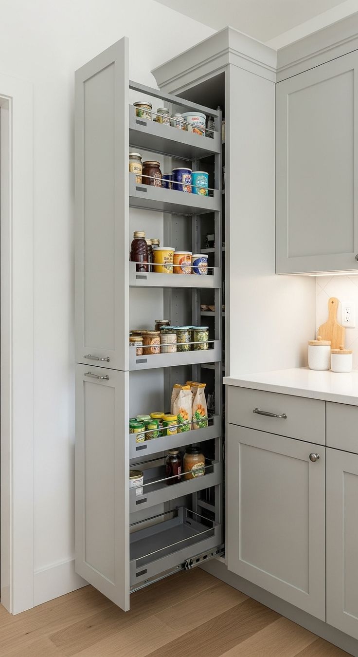 Minimalist pantry